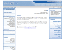 Tablet Screenshot of portinggurus.com